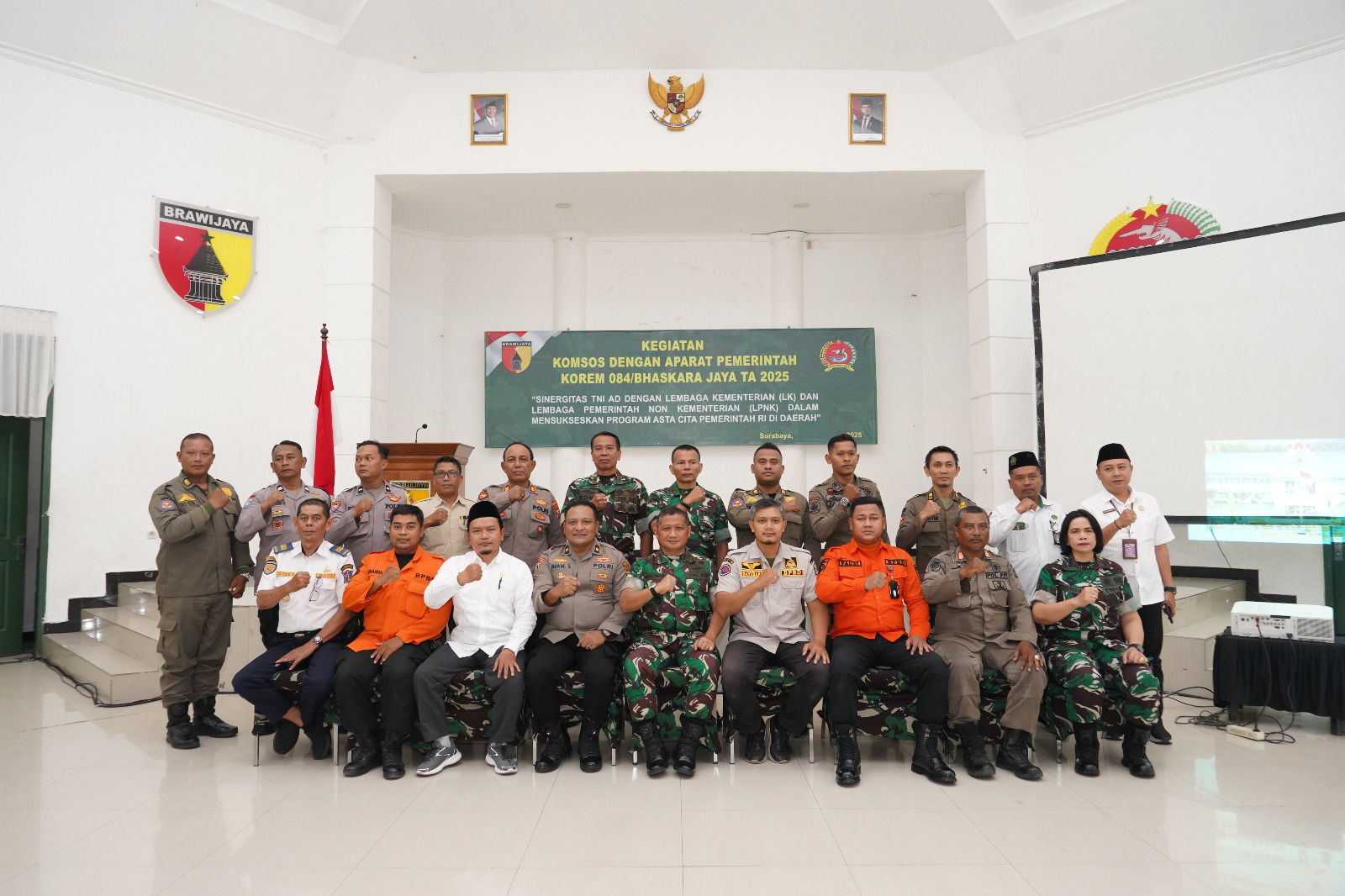 Korem 084/Bhaskara Jaya Gelar Komsos Dengan Appem, Perkuat Sinergitas Sukseskan Program Asta Cita Pemerintah