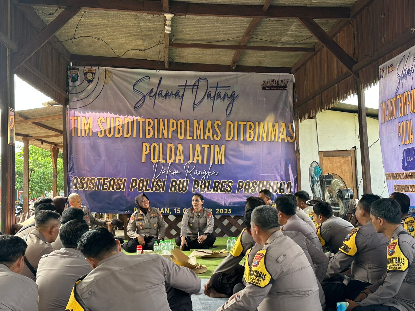 Polda Jatim Lakukan Asistensi Kampung Tangguh Semeru di Wonorejo, Satbinmas Pastikan Program Berjalan Efektif