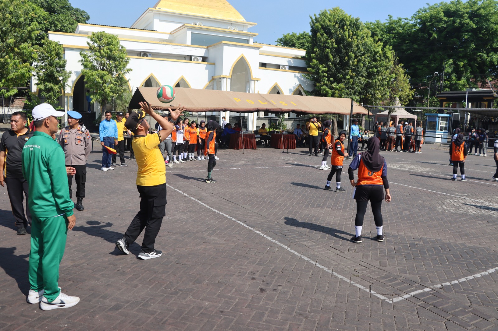Cooling Sistem, Polres Pasuruan Gelar Turnamen Bola Voli Pelajar