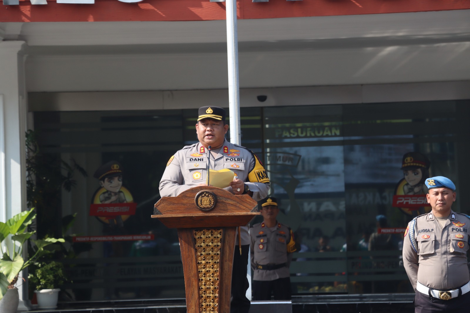 Kapolres Pasuruan Kukuhkan Pamapta untuk Respon Cepat Tangani Gangguan Kamtibmas