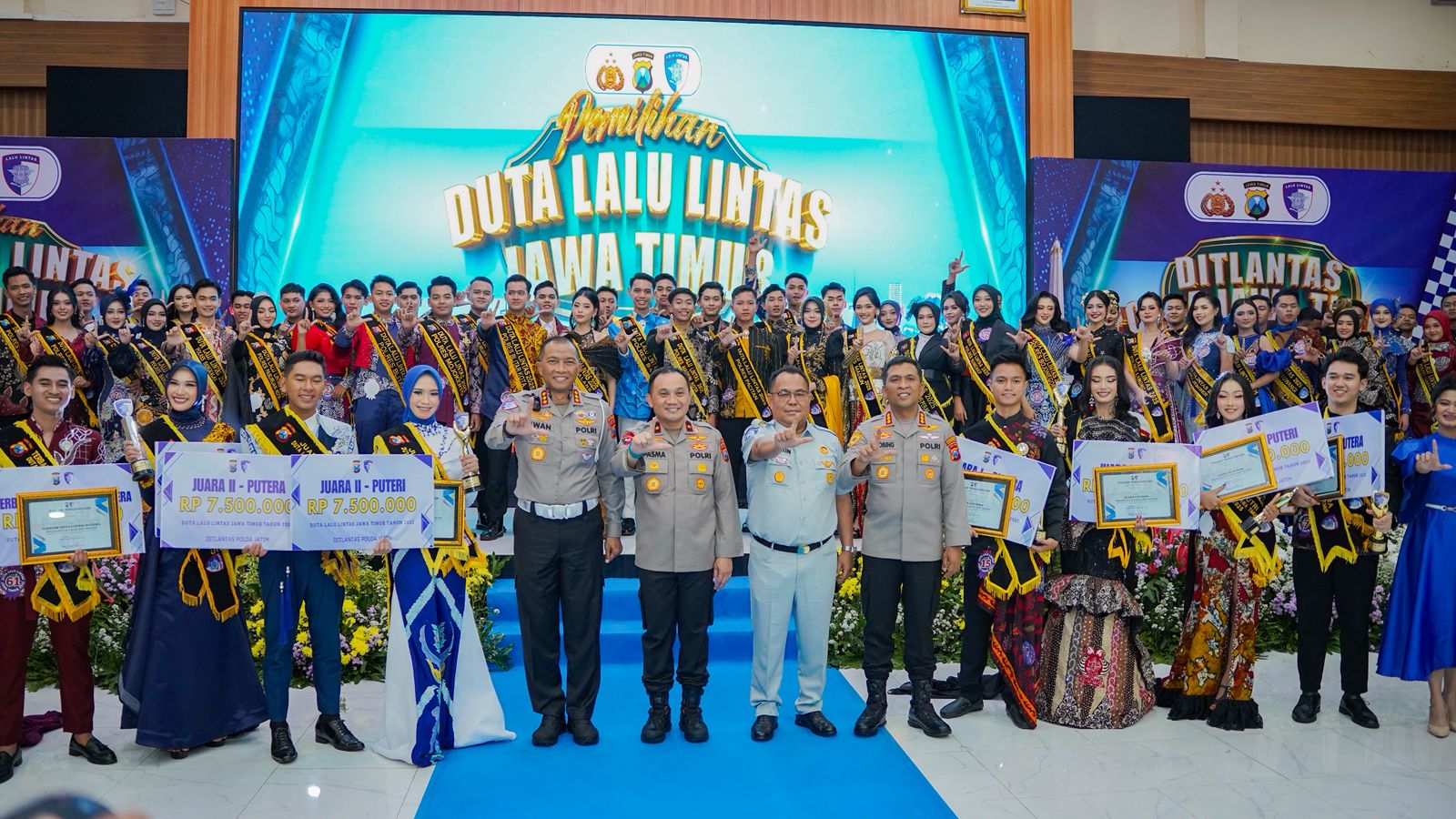 Ditlantas Polda Jatim Gelar Pemilihan Duta Lalu Lintas Sebagai Pelopor Tertib Berlalulintas