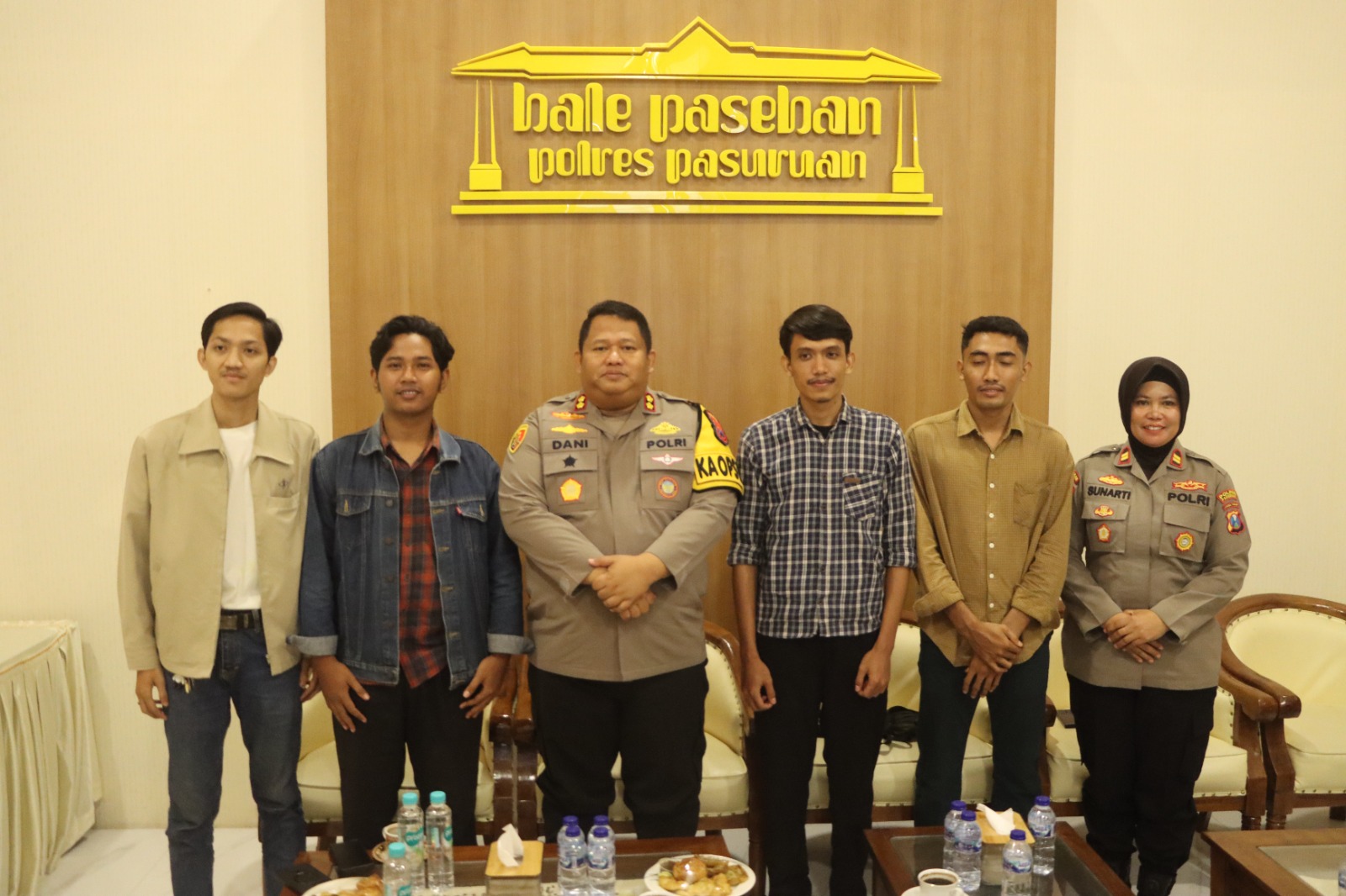 Kapolres Pasuruan Dukung HMI Gelar Sosialisasi Anti Narkoba dan E-Tilang di Sekolah