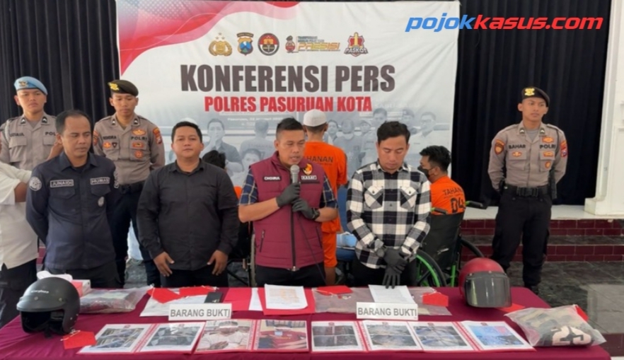 Program 10.000 CCTV Bantu Polres Pasuruan Kota Berhasil Ungkap Kasus Curanmor di 13 TKP