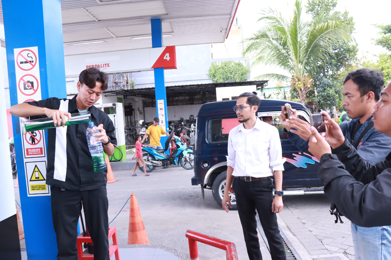 Respon Cepat Redam Kekhawatiran Warga, Polres Gresik Sidak Sejumlah SPBU