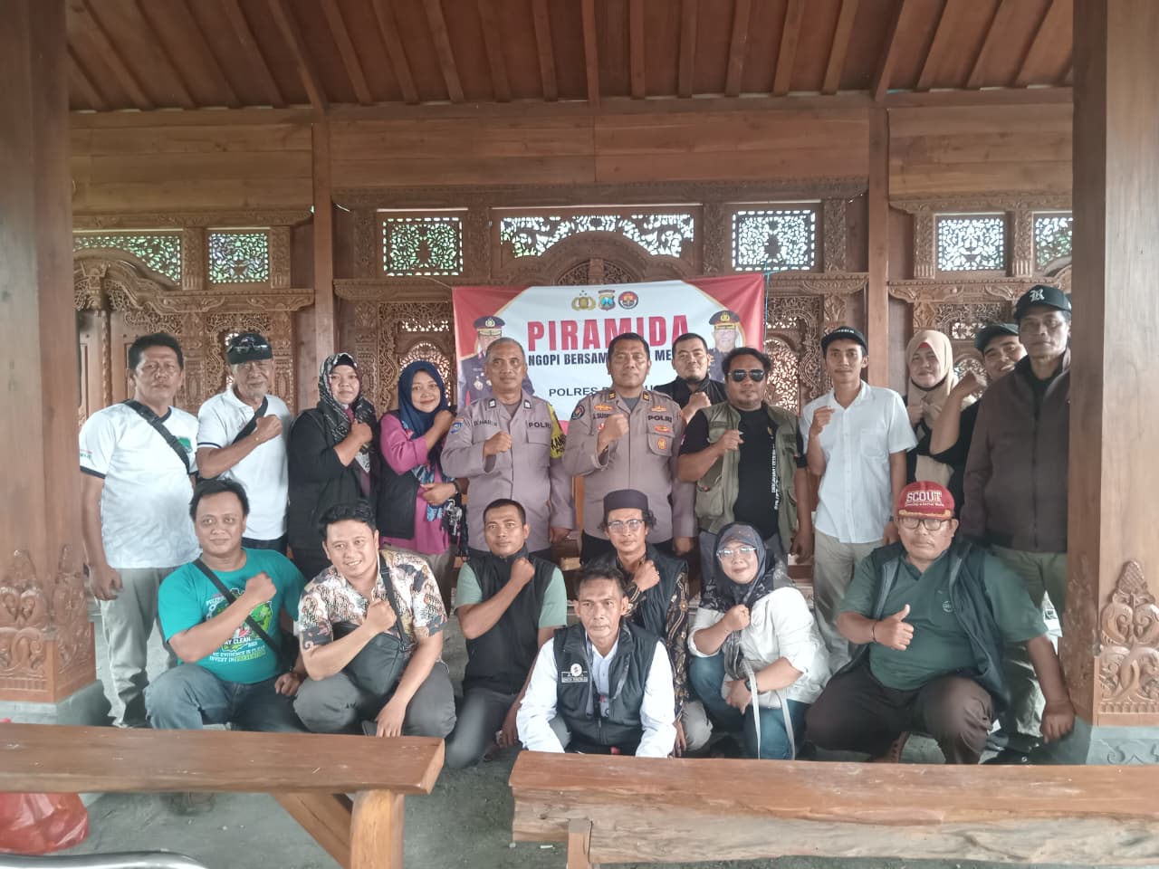 Tasyakuran HUT Humas ke-74, Polres Pasuruan Gelar “Ngopi Bareng Awak Media