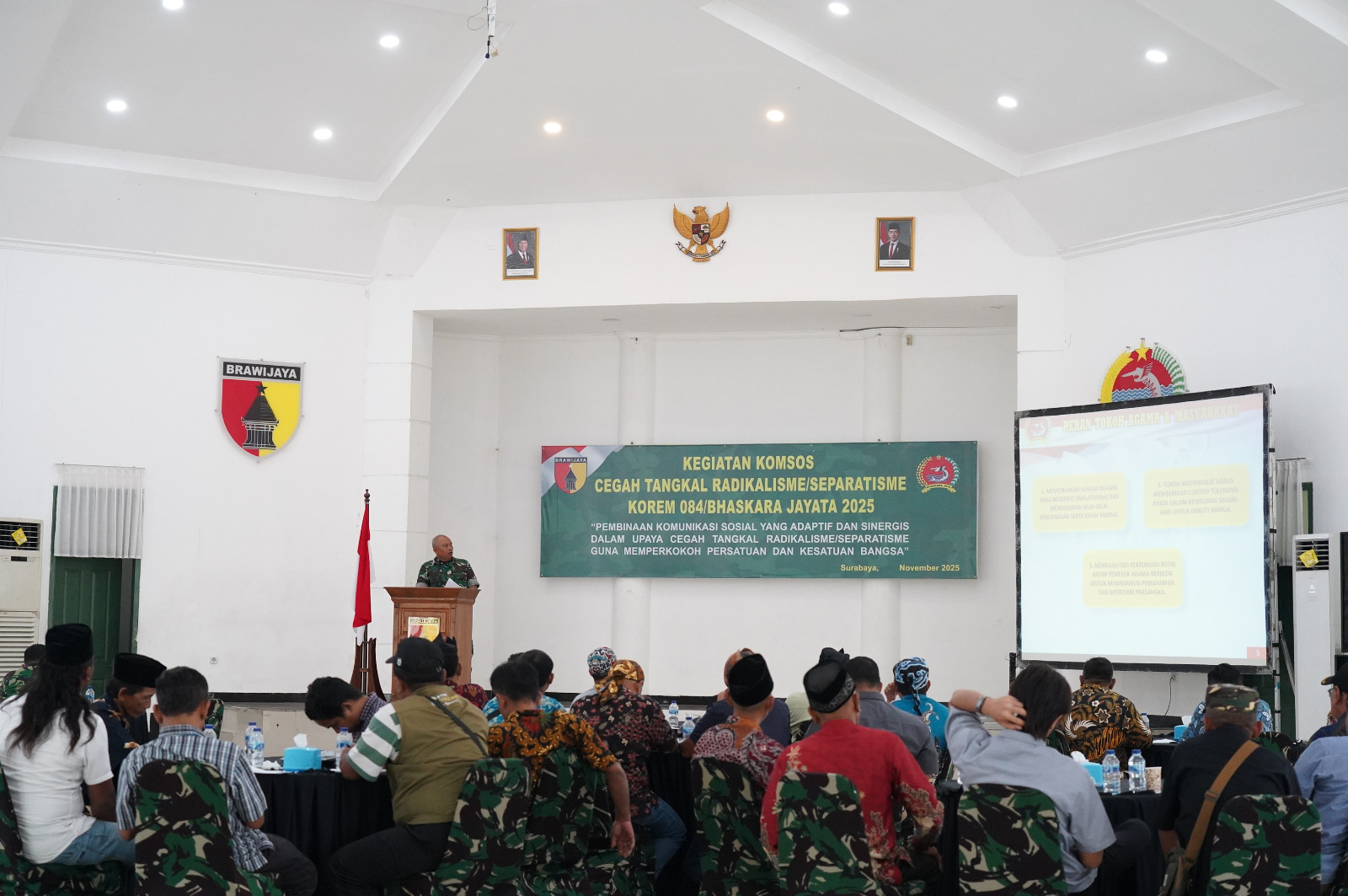 Korem 084/Bhaskara Jaya Gelar Bin Komsos Cegah Radikalisme/Separatisme TA 2025