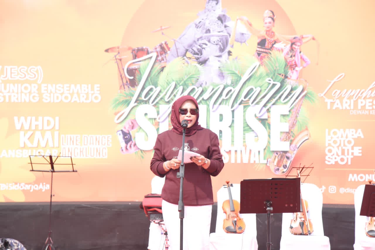 Wabup Sidoarjo Buka Jayandaru Sunrise Jazz Festival 2025 Sekaligus Launching Tari Pesona Delta