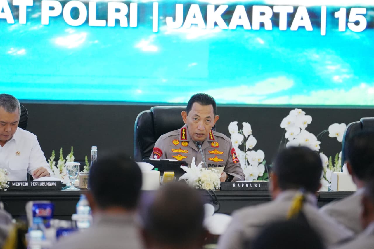Kapolri Hadiri Rakor Lintas Sektoral, Sinergisitas Stakeholder Kunci Pelayanan Nataru