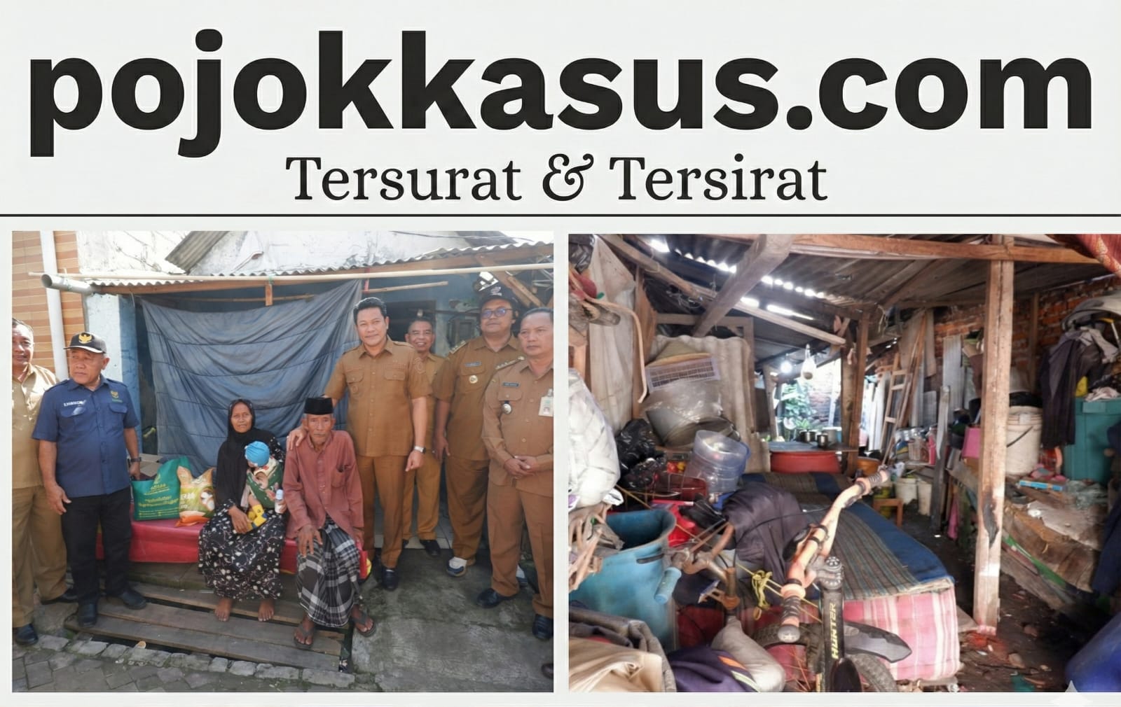 Pemkab Sidoarjo Segera Renovasi Rumah Sutikno, Lansia 81 Tahun Pencari Rongsokan