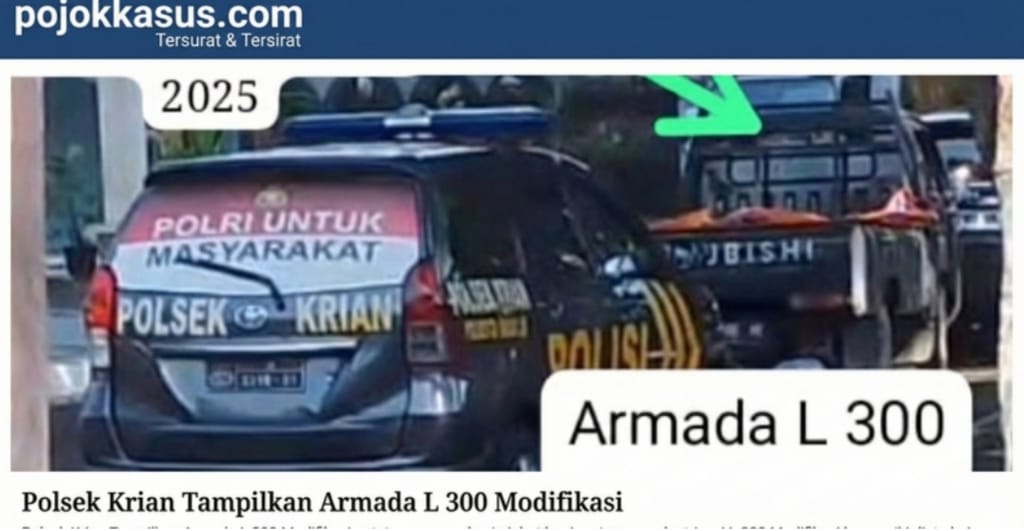 Mafia Solar Subsidi Kian Brutal, L 300 Modifikasi Kapasitas 1 Ton Diciduk Polisi