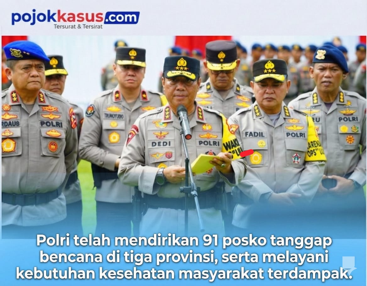 Wakapolri Tegaskan Polri Hadir untuk Kemanusiaan, Perkuat Penanganan Bencana di Tiga Provinsi