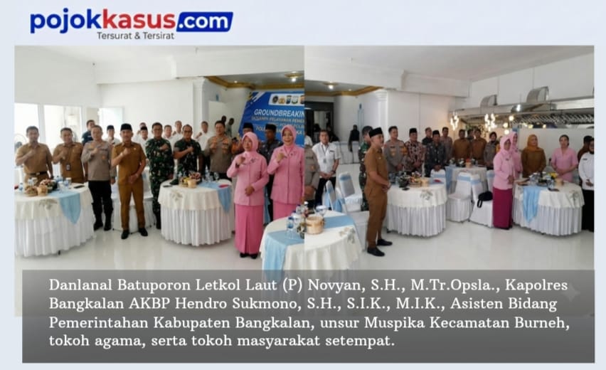 Dandim 0829/Bangkalan Hadiri Launching SPPG Polres Bangkalan di Burneh