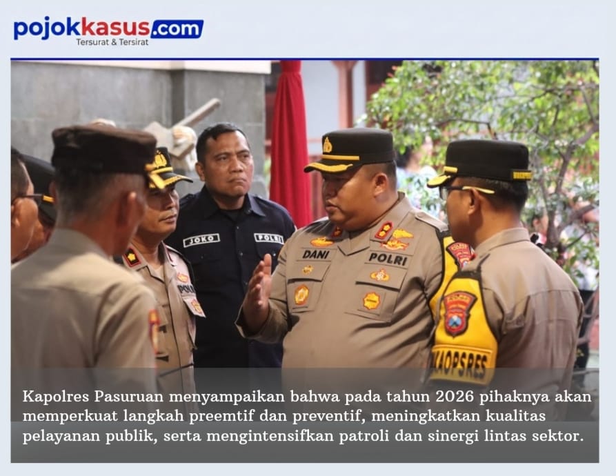 Polres Pasuruan Imbau Warga Tak Nyalakan Kembang Api dan Hindari Euforia Berlebihan di Malam Tahun Baru