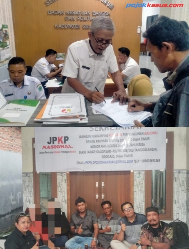 JPKP Nasional Resmi Tercatat di Bakesbangpol Kabupaten Sidoarjo