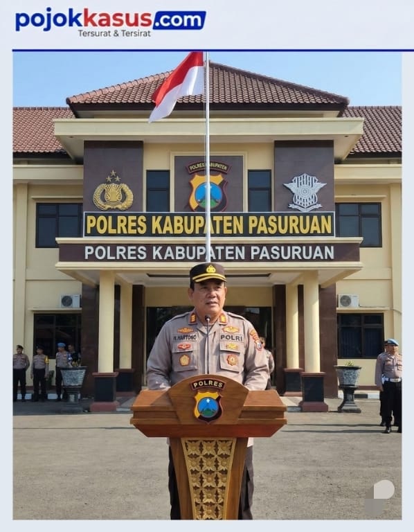 AKP Hartono S.Pd Resmi Menjabat Kasi Humas Polres Pasuruan, Pimpinan Redaksi Pojokkasus.com Sampaikan Ucapan Selamat