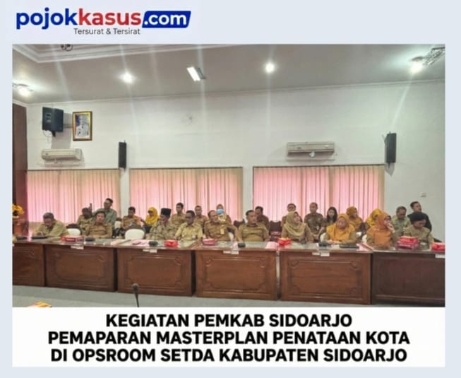 Matangkan Masterplan Kota, Pemkab Sidoarjo Siapkan Penanganan Banjir Terukur dan Berkelanjutan