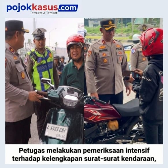 Polres Pelabuhan Tanjung Perak Gelar Razia Besar di Suramadu, Persempit Gerak Pelaku Curanmor