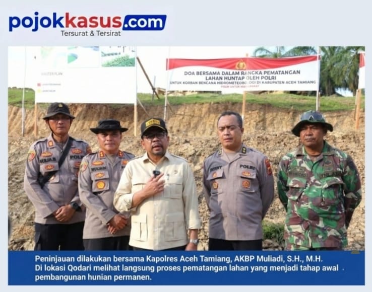 KSP Tinjau Banjir Aceh Tamiang dan Huntap Polri