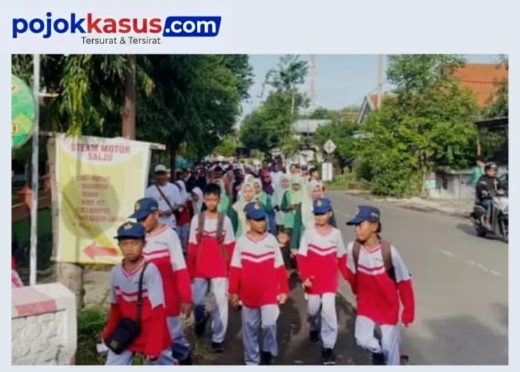 Pengamanan Jalan Santai Polsek Grati Jaga Kebersamaan