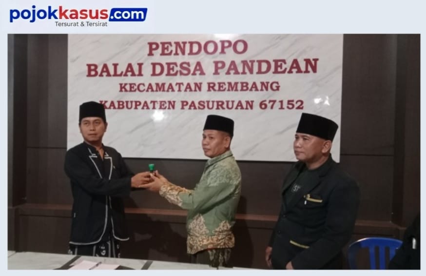 Serah Terima Ketua Karang Taruna Putra Harapan Desa Pandean