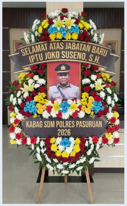 Redaksi Pojokkasus.com Ucapkan Selamat kepada IPTU Joko Suseno atas Jabatan Baru sebagai Kabag SDM Polres Pasuruan