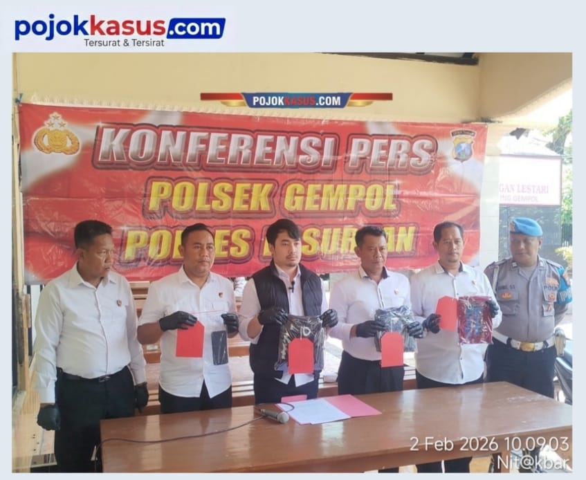 Curanmor Di Gempol Terbongkar, Empat Pelaku Digulung Polisi