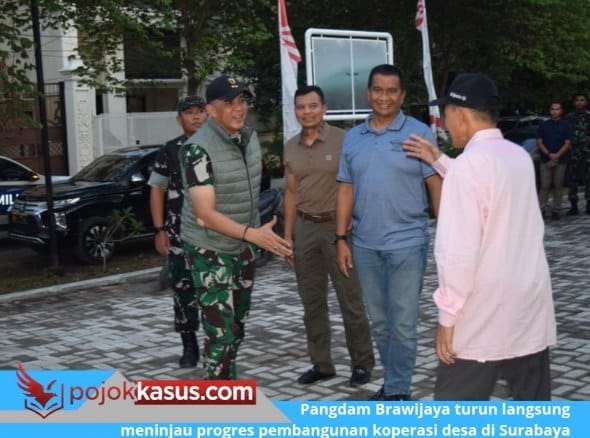 Pangdam Brawijaya Gaspol Awasi Progres Koperasi Desa Surabaya