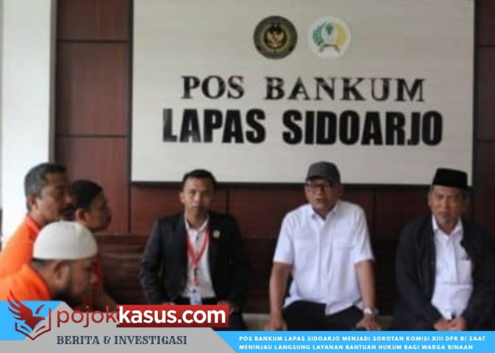 Pos Bankum Lapas Sidoarjo Perkuat Akses Keadilan