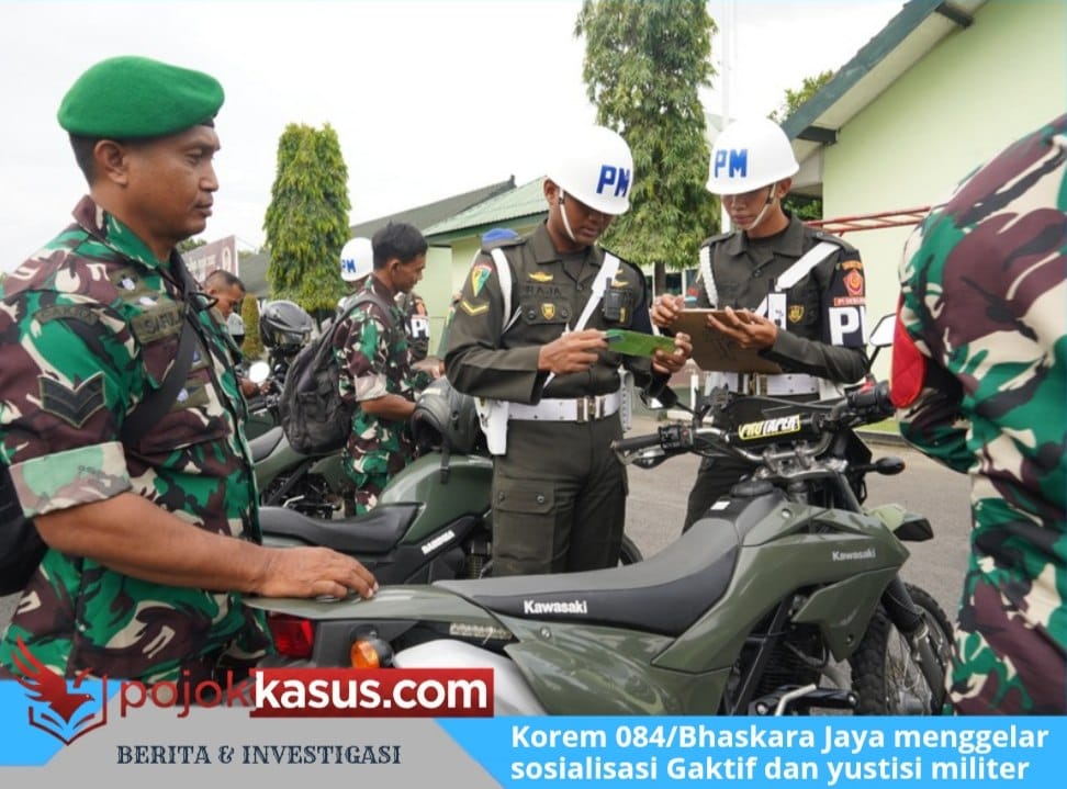Gaktif dan Yustisi Militer Perkuat Disiplin Prajurit