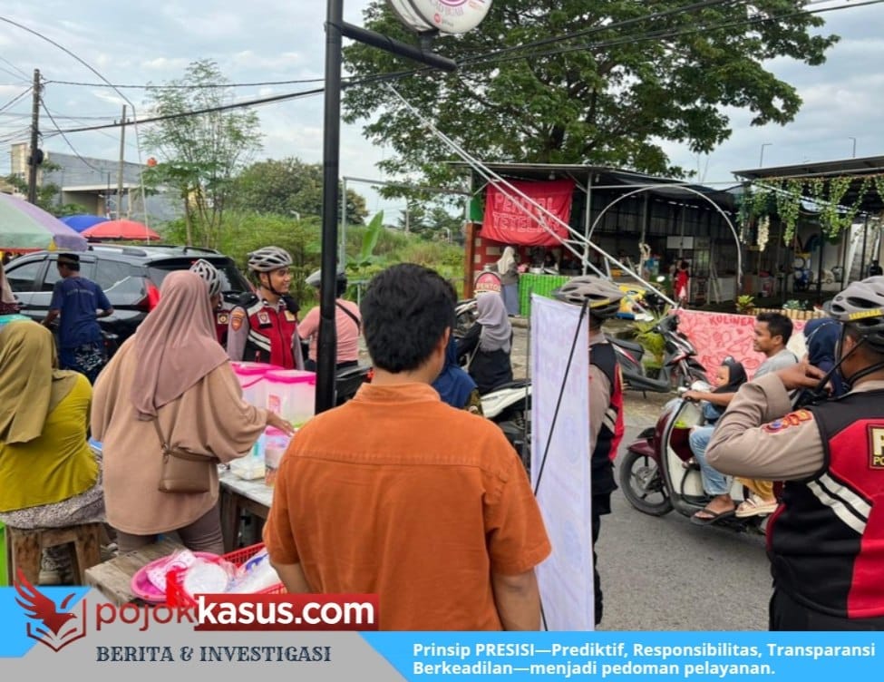 Patroli Asmara Senja Menjaga Pedangang Takjil Bangil