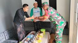 Pererat Kedekatan dengan Warga, Babinsa Jalin Silaturahmi di Hari Fitri