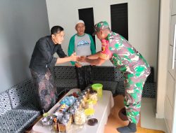 Pererat Kedekatan dengan Warga, Babinsa Jalin Silaturahmi di Hari Fitri