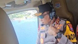 Patroli Udara Kapolda Jatim Cek Kamtibmas Arus Balik Lebaran 2026