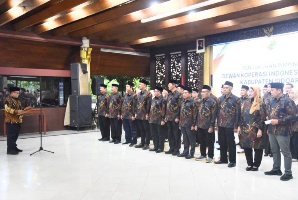 Dekopinda Sidoarjo dikukuhkan