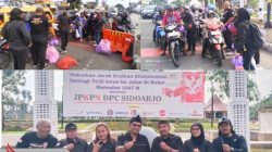 500 Takjil Gratis JPKPN Sidoarjo Diserbu Ratusan Warga