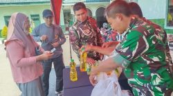 Wujud Kepedulian TNI kepada Masyarakat, Kodim 0819 Laksanakan Bazar Ramadan