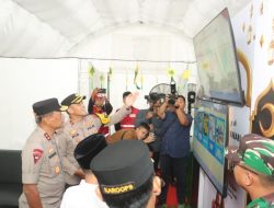 Kapolda Jatim Tinjau Kesiapan Posyan Terpadu Alun – alun Kota dan Pospam Kenanten Mojokerto