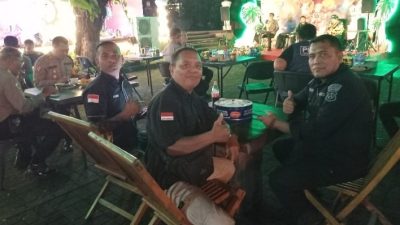 Pererat Sinergi, Humas Polres Pasuruan dan Awak Media Tinjau Pos Terpadu Taman Dayu Pandaan