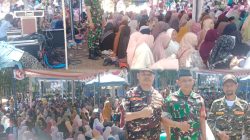 Babinsa Karangrejo Hadirkan Keteduhan, Sertu Sandy Monitoring Pengajian Akbar dan Wisuda Santri Al-Falah