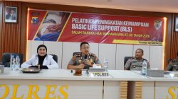 Polres Situbondo Gandeng IDI Latih Personel Kemampuan Basic Life Support