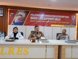 Polres Situbondo Gandeng IDI Latih Personel Kemampuan Basic Life Support