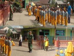 Disiplin Dimulai dari Sekolah, Babinsa Latih PBB