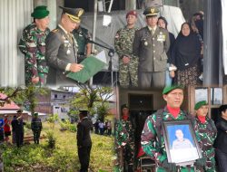 Pengabdian Tak Terlupakan, Dandim Pimpin Pemakaman Militer Penuh Khidmat