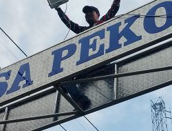 Lampu Jalan Dipasang FPM, Warga Mojoparon Kini Aman