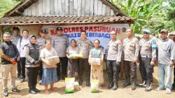 Kapolres Pasuruan Sambangi Desa Ngembal, Serap Aspirasi dan Salurkan Bantuan