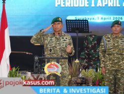 Danrem 084 Bhaskara Jaya Pimpin Kenaikan Pangkat Prajurit
