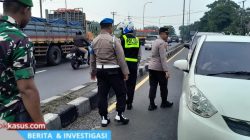 Antisipasi Kerusuhan Suporter, Polisi Siaga di Exit Tol Purwodadi