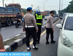 Antisipasi Kerusuhan Suporter, Polisi Siaga di Exit Tol Purwodadi