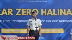 Zero HALINAR Lapas Sidoarjo, Komitmen Bersih Narkoba