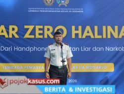 Zero HALINAR Lapas Sidoarjo, Komitmen Bersih Narkoba